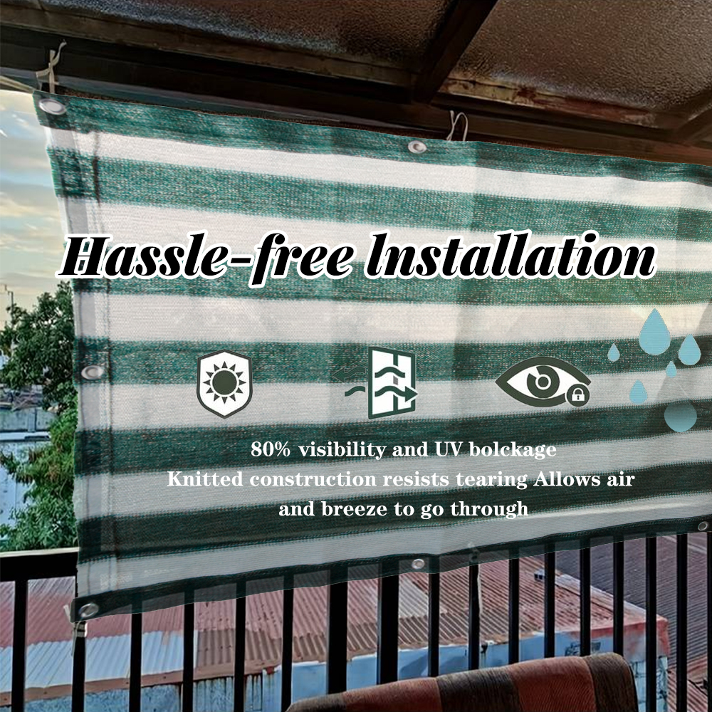 Wytrzymałym balkonowym ogrodzeniu prywatności ekran plastikowy Neton