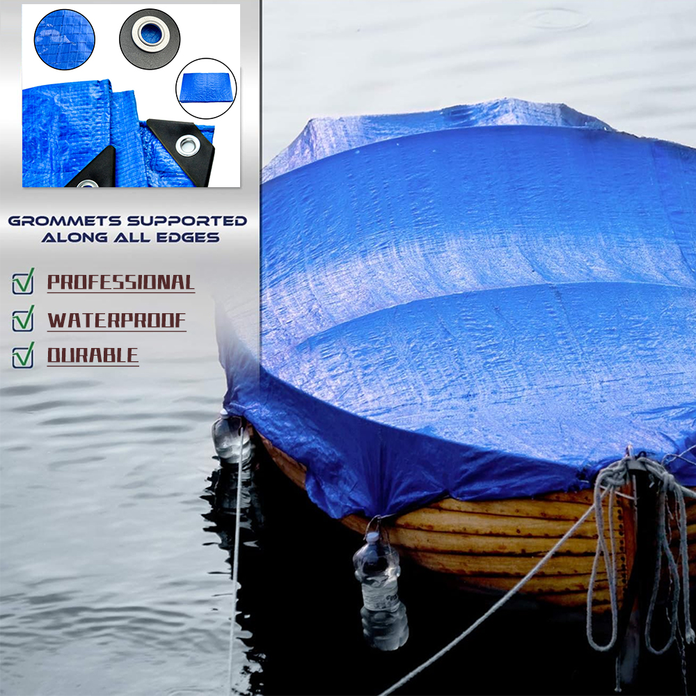 Wytrzymałe niebieskie plandeki na zewnątrz pokrywa producenta plandeki PE plandeki