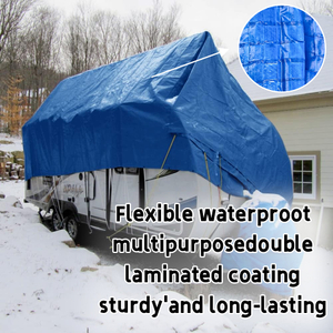 Wytrzymałe niebieskie plandeki na zewnątrz pokrywa producenta plandeki PE plandeki