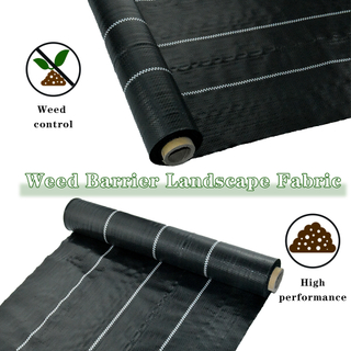 Czarna kontrola roślinność chwastowa mata gruntowa ochrona roślin Wzrost roślin