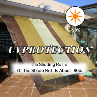 100% Virgin HDPE180GSM BRĄZOWA KOLOR NET NET na balkon