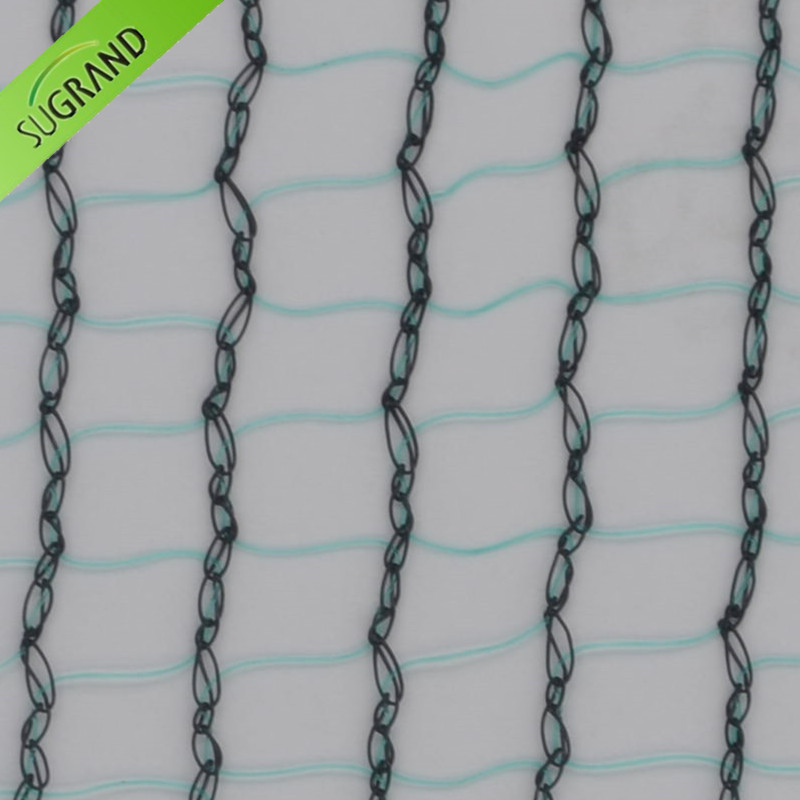 100% nowy HDPE 31G/M2 zielony i czarny oliwkowy siatka do zbioru