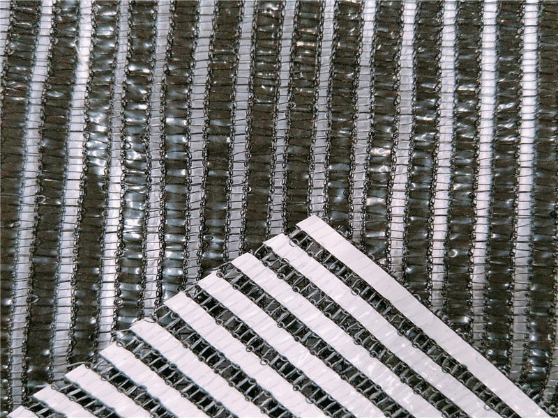 Białe i czarne szklarni folia aluminiowa sieć