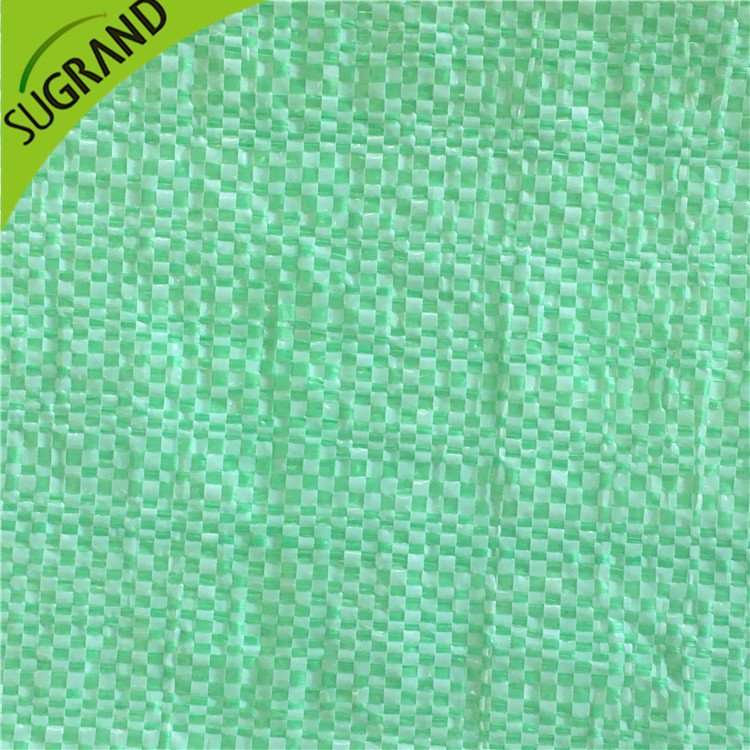 Biała i zielona okładka naziemna 90GSM dla ogrodów