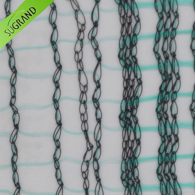 100% nowy HDPE 31G/M2 zielony i czarny oliwkowy siatka do zbioru