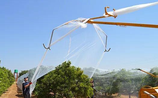 Główne punkty instalacji letniej siatki zacieniającej