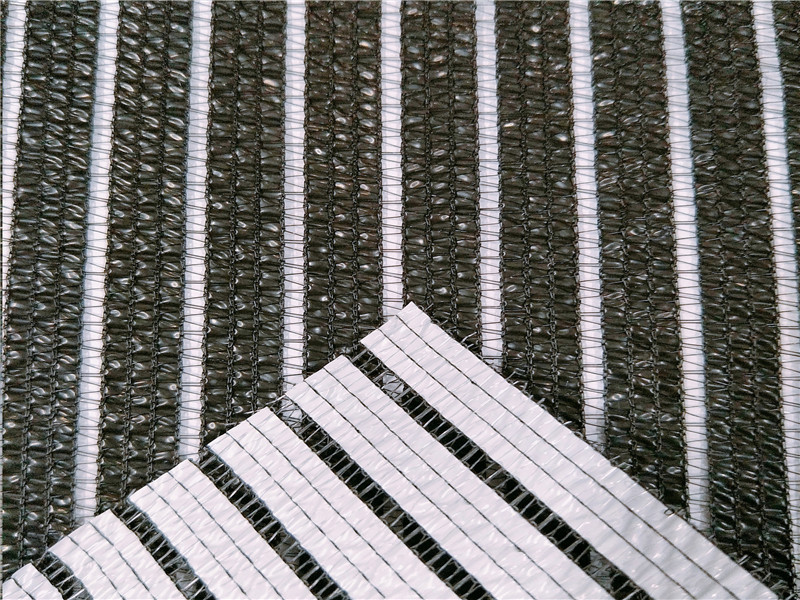 Białe i czarne szklarni folia aluminiowa sieć