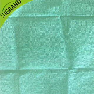 Biała i zielona okładka naziemna 90GSM dla ogrodów