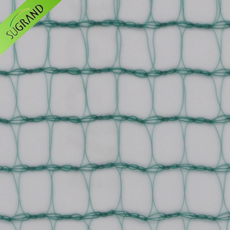 Zielona kwadratowa siatka do łapania plonów 30G/M2