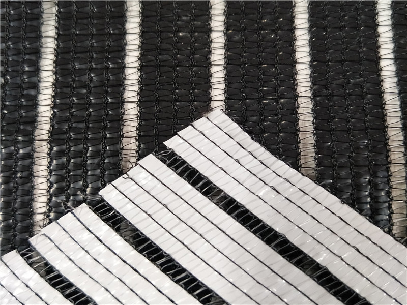 Białe i czarne szklarni folia aluminiowa sieć