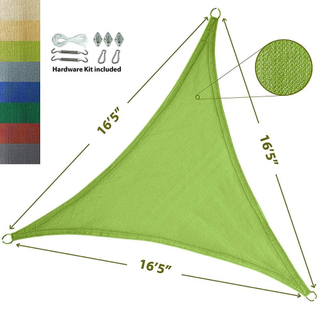 Nowy Virgin HDPE Anti UV Sun Shade Żagiel Outdoor Triangle