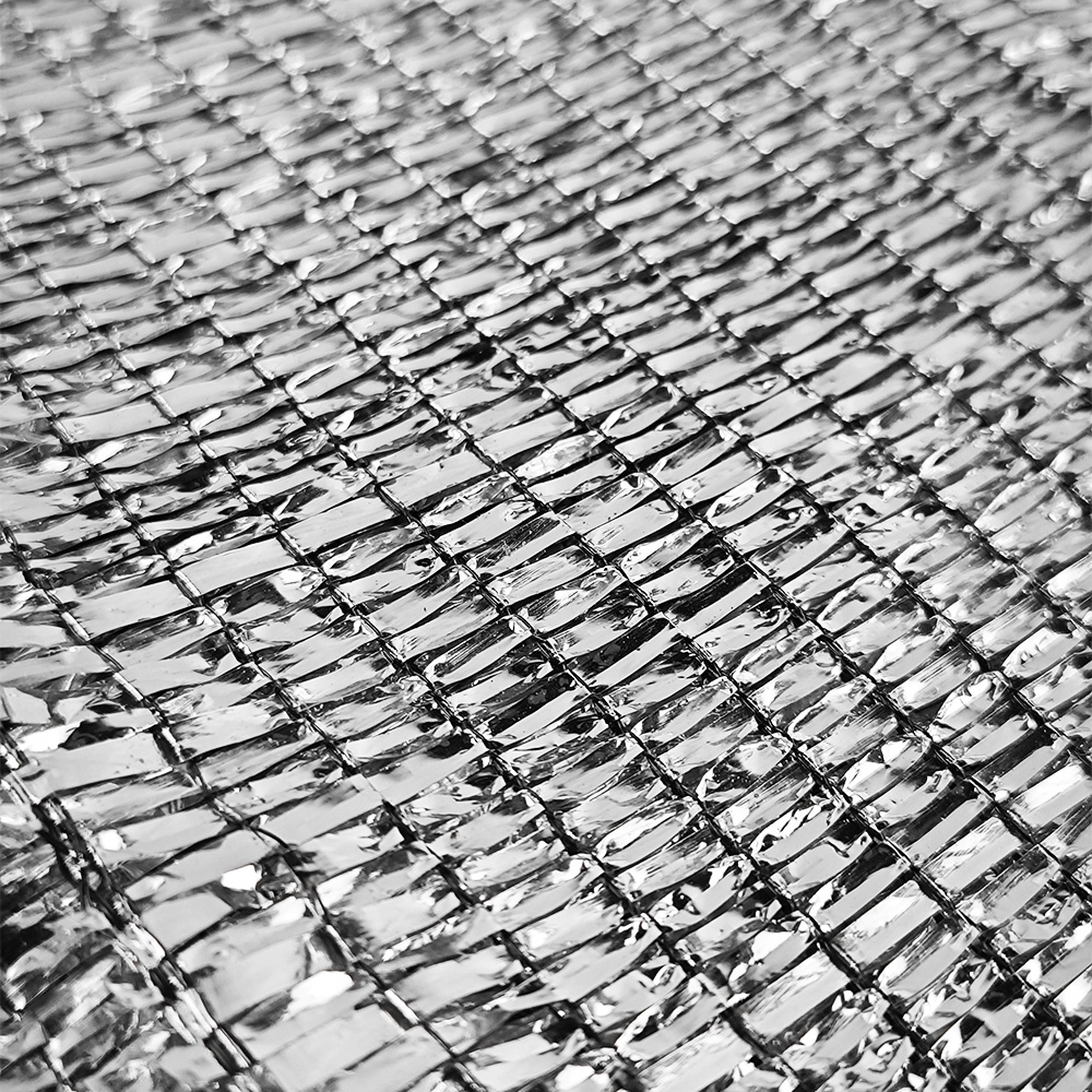 Sieć odcienia folii aluminiowej