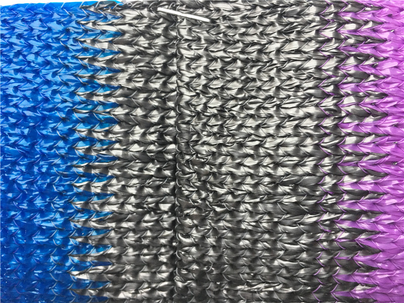 Kolorowa dzianinowa wodoodporna siatka odcieni