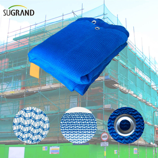 HDPE Construction Rusztowanie Net Blue Building Safety Net 