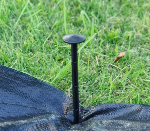 PP 12 cm Black Chwast Mat Bothor for Garden lub Rośliny