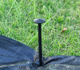 PP 12 cm Black Chwast Mat Bothor for Garden lub Rośliny