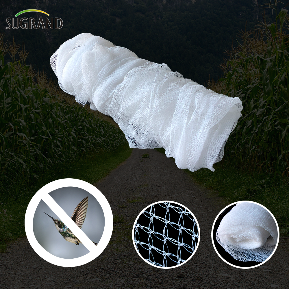 100% White Anti-Bird Net Mgły Nylon Bird Nett
