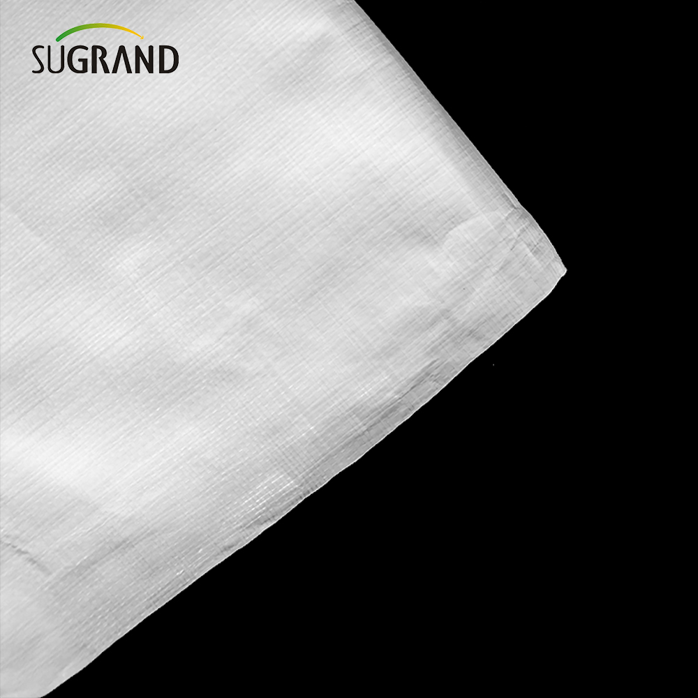 PE biała plandeka w rolce dla rolnictwa przemysłowe okładki zewnętrzne