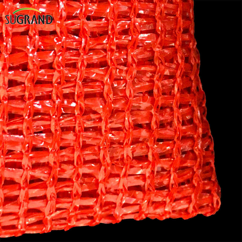 135GSM NOWOŚĆ TAPE HDPE RED I White Shade Dostawca sieci