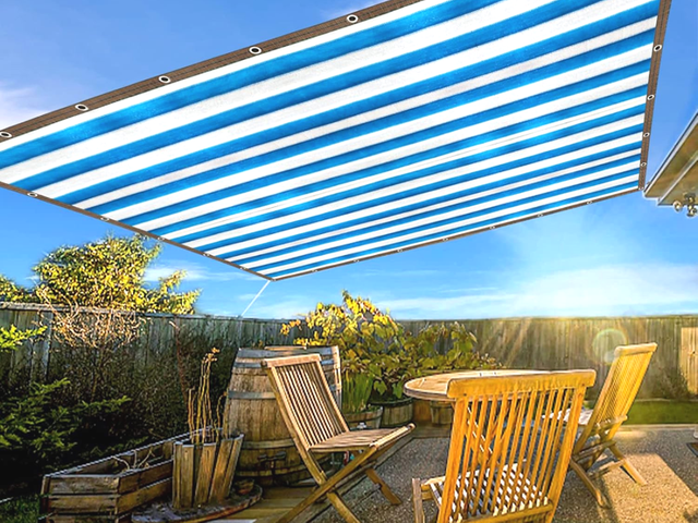 Siatka zacieniająca balkon