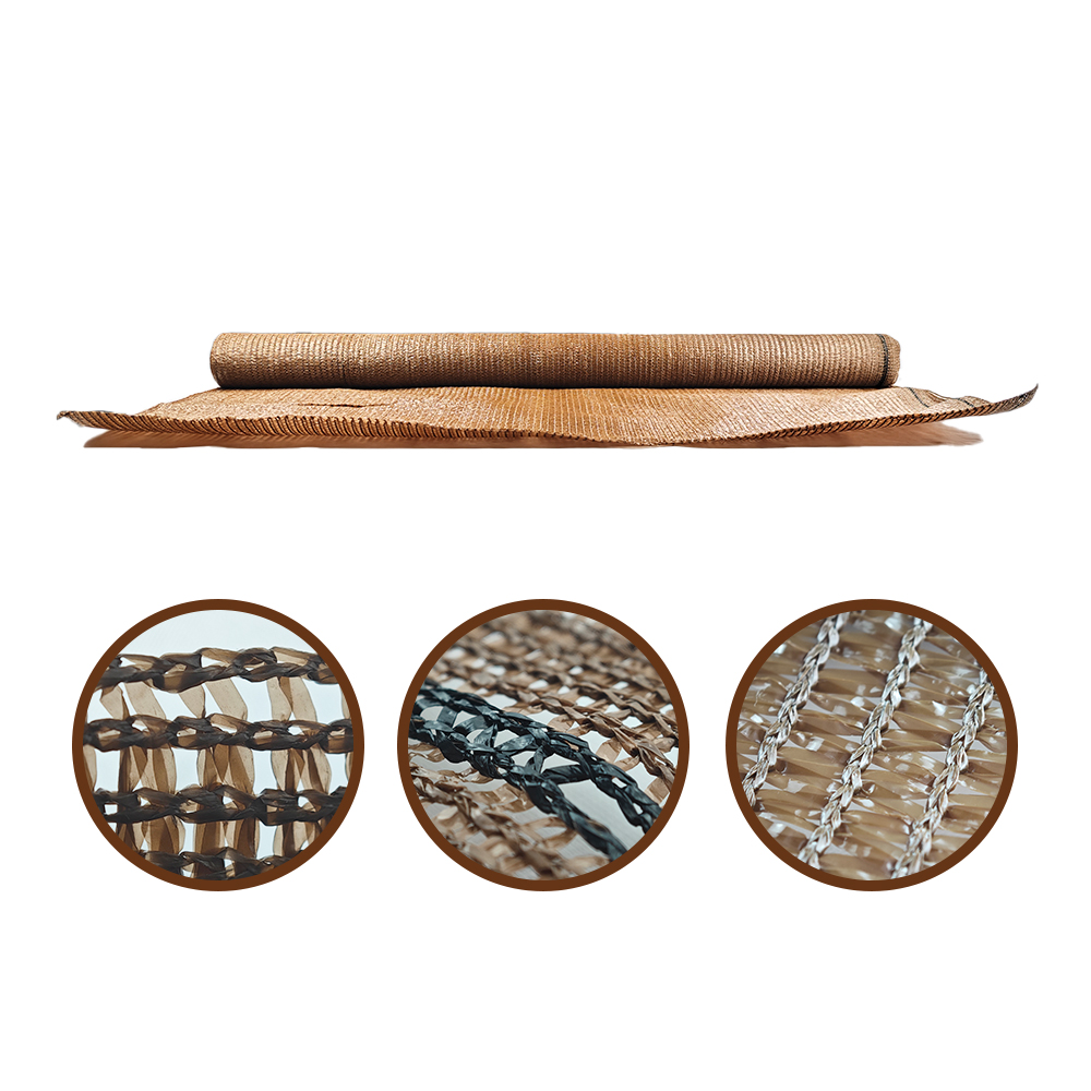 Rolnictwo Ochrona UV 110GSM Brown Shading Net dla ogrodu