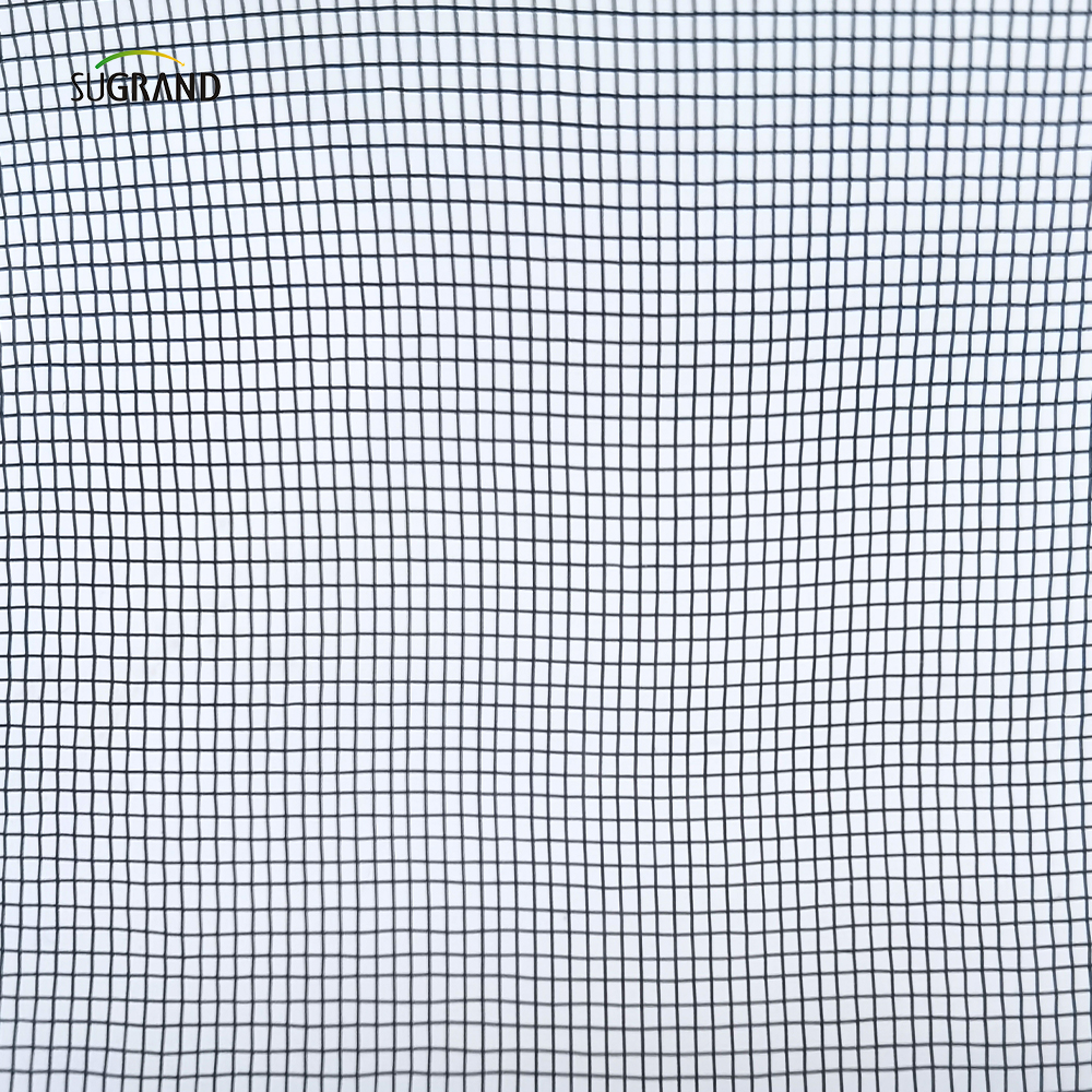 HDPE+UV czarny plastikowy ekran siatki Rolki owadów do szklarni dla szklarni