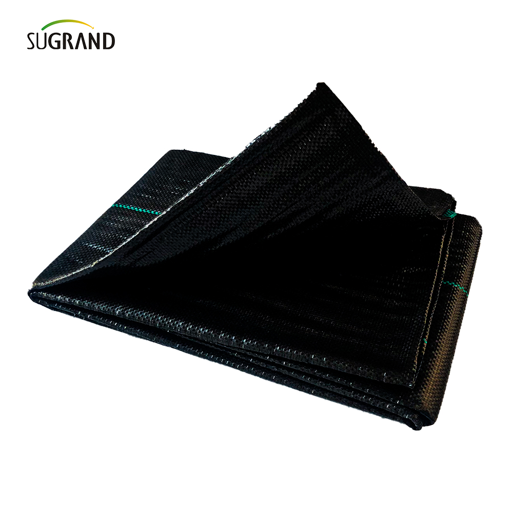 100gsm Czarno-zielona okrywowa / mata chwastów