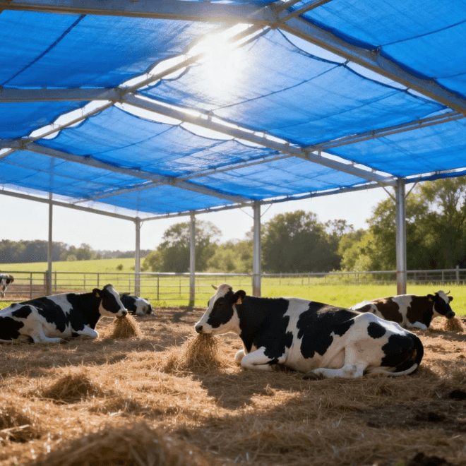 zrzuca siatki cieniujące