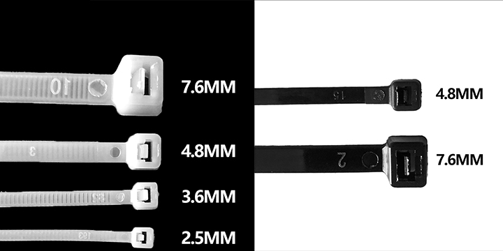 Plastikowe opaski kablowe