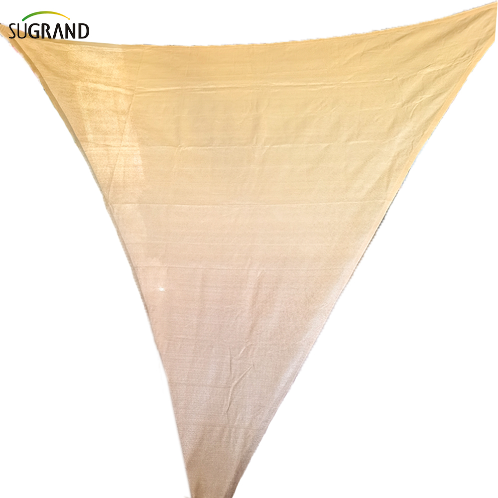Nowy Virgin HDPE Anti UV Sun Shade Żagiel Outdoor Triangle
