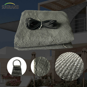 HDPE Outdoor Sun Shade żagle balkonowe żagle z lampą 