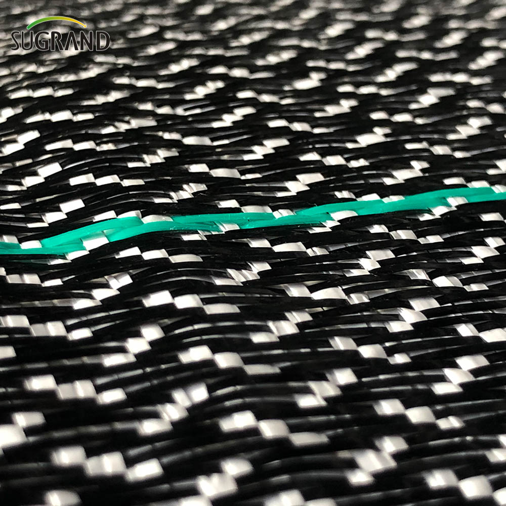 Czarna i biała okładka naziemna 0,7*100 m mata chwastowa na rynek Chile