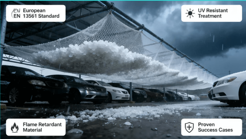 siatka przeciwgradowa