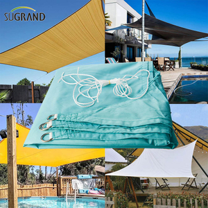 Tkanina cieniująca 10x20 Żagiel przeciwsłoneczny Niebieskie żagle cieniujące