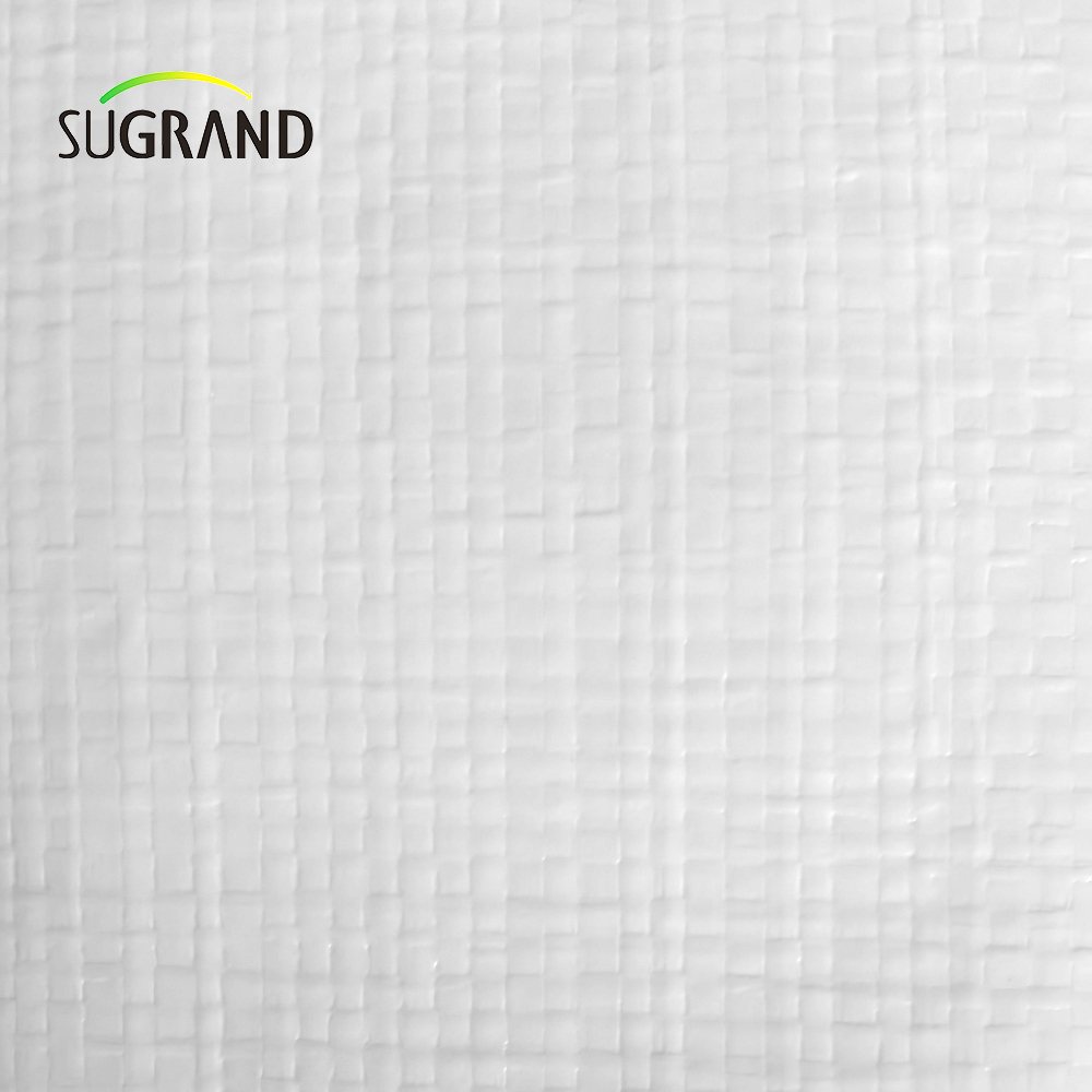 PE biała plandeka w rolce dla rolnictwa przemysłowe okładki zewnętrzne