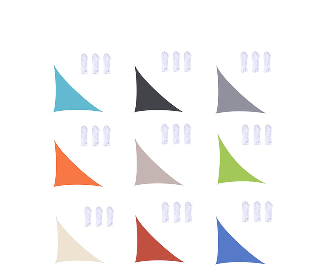 Tr&oacute;jkątny odcień żagl 