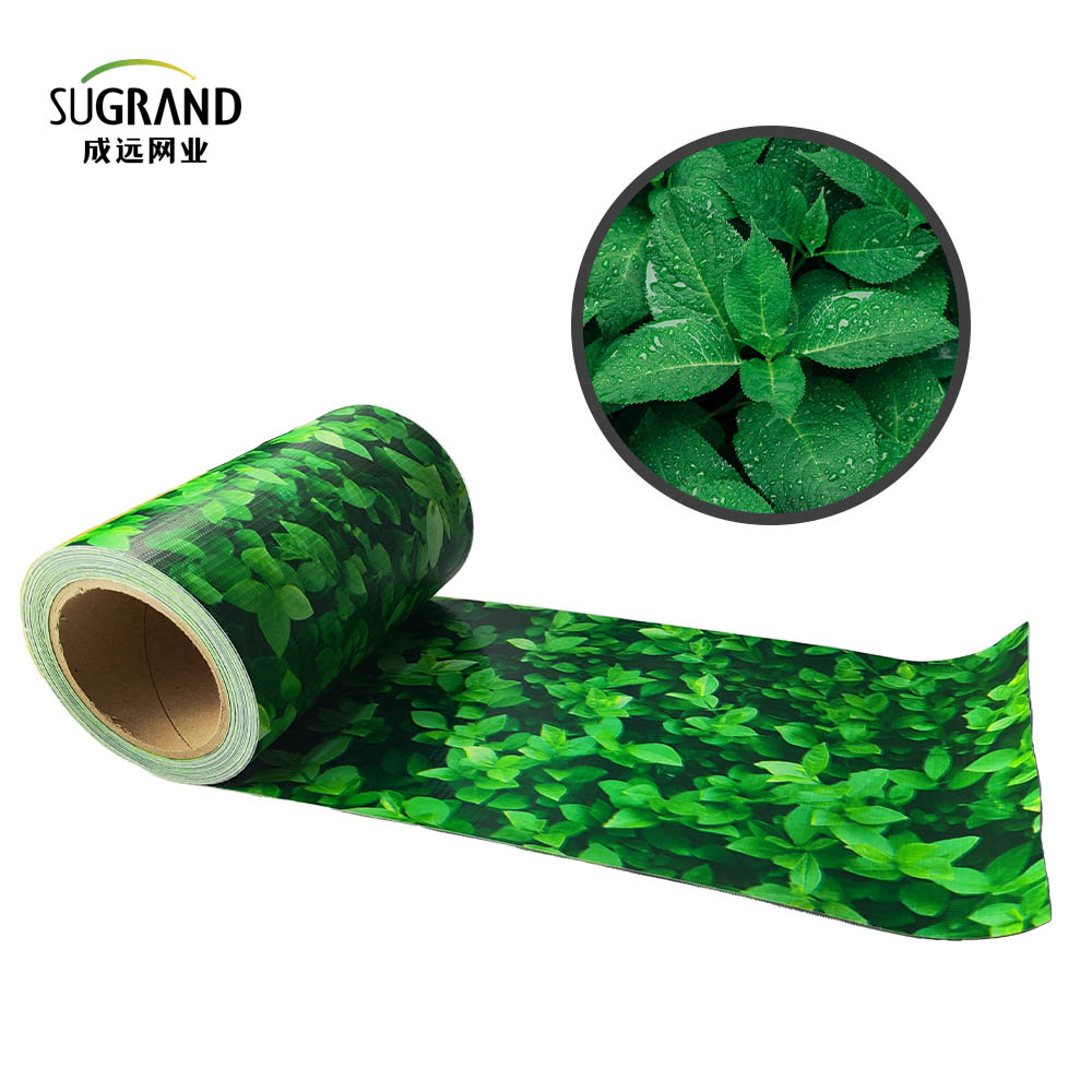 Tkanina plandeka ogrodu ogrodu ogrogowe ogrodzenie PVC Pasek Tarpaulin Screen Fence