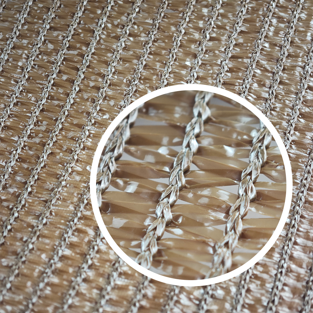 Rolnictwo Ochrona UV 110GSM Brown Shading Net dla ogrodu