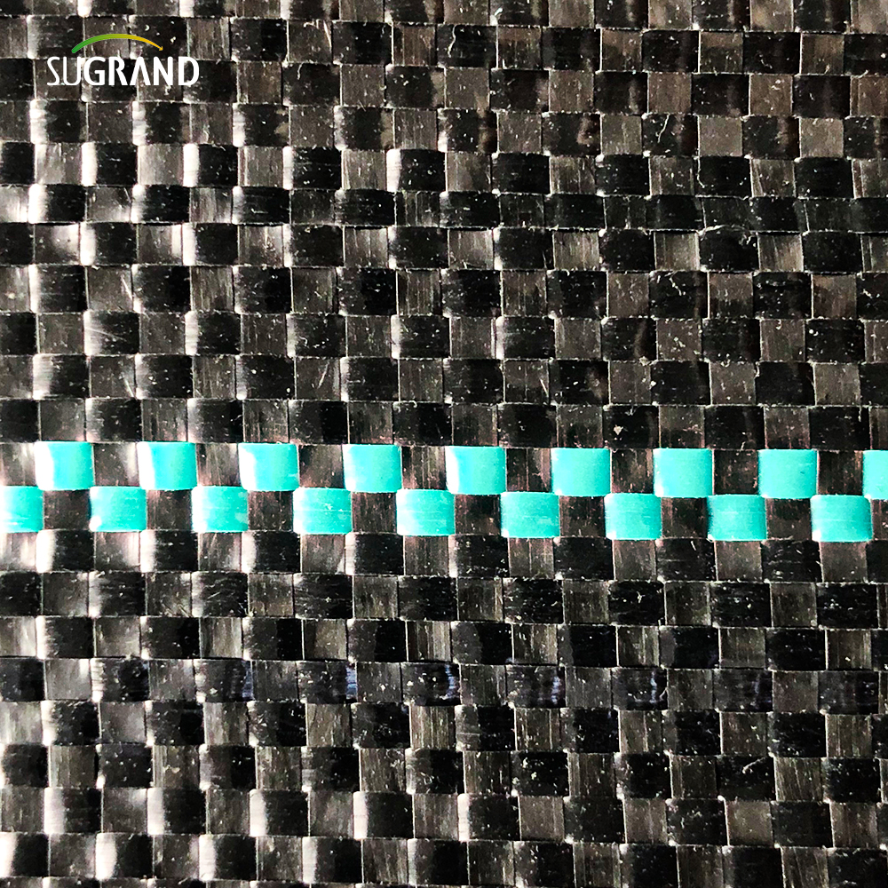 100gsm Czarno-zielona okrywowa / mata chwastów