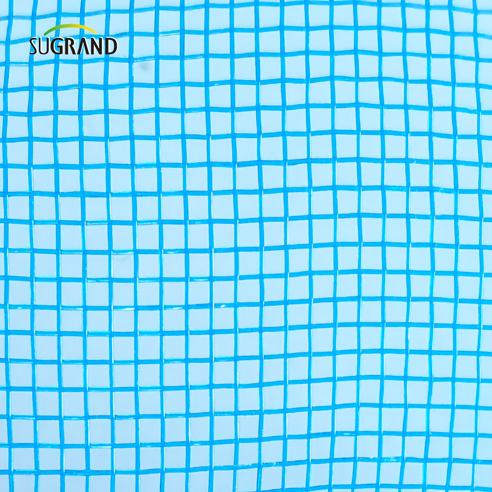 Blue HDPE i Komar UV Siatka z systemem Windows lub drzwi
