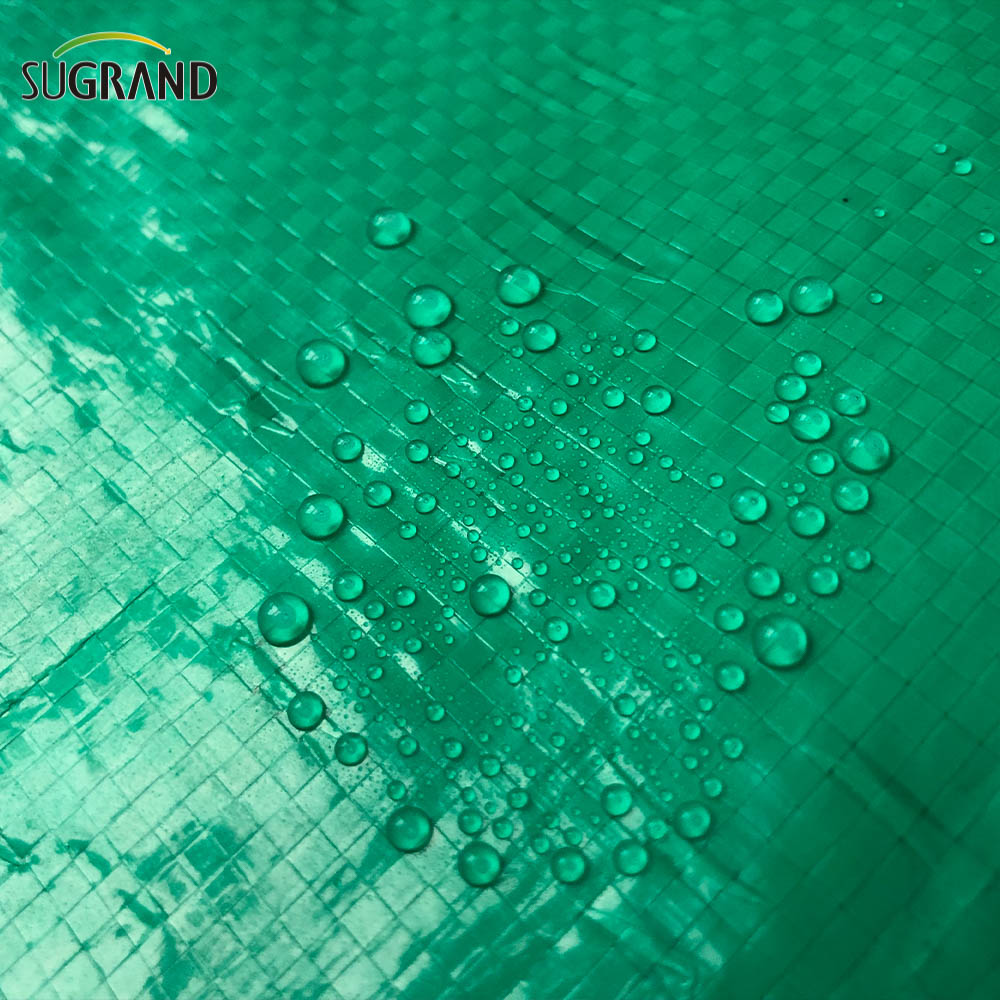 Wytrzymałą zieloną plandekową osłonę ochronną plandeki 2,5x3,6m