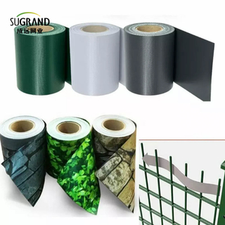 Tkanina plandeka ogrodu ogrodu ogrogowe ogrodzenie PVC Pasek Tarpaulin Screen Fence