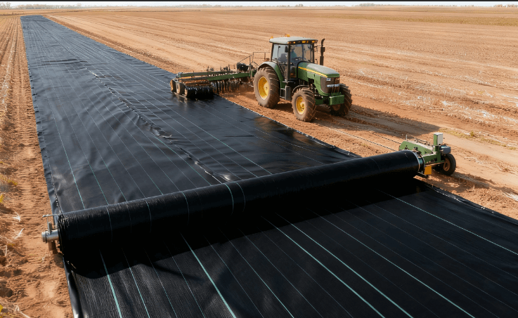 tkanina kontrolująca chwasty