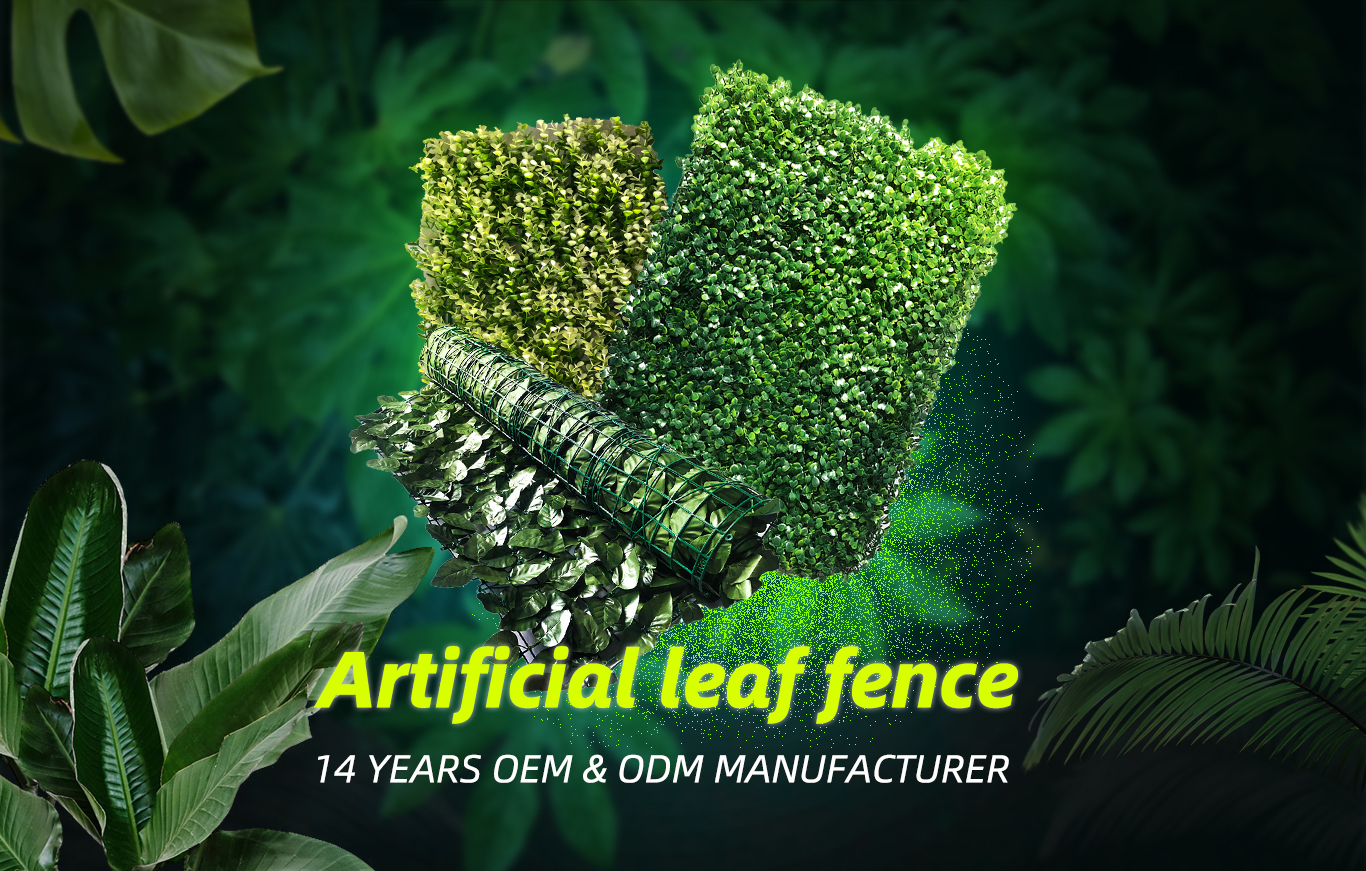 Ściana sztucznej trawy 